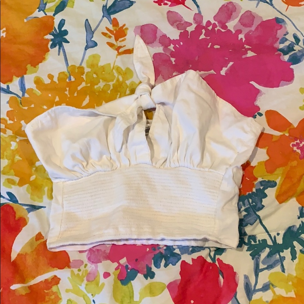 Brandy Melville white crop top